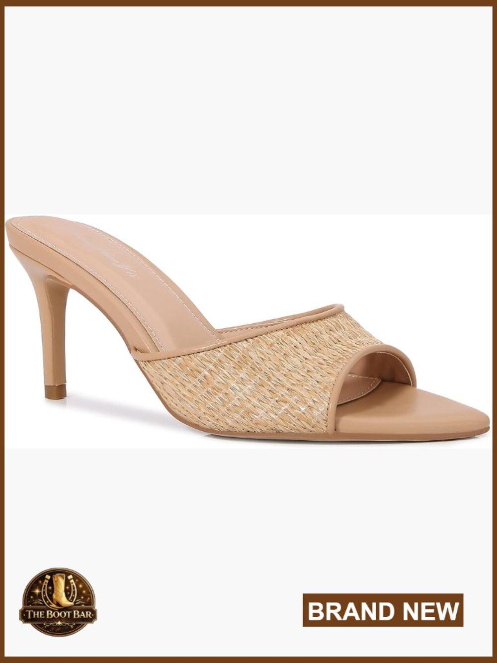 Clear Stiletto Heel Mules Pointed Toe Slingback Slip On Sandals Wedding Party